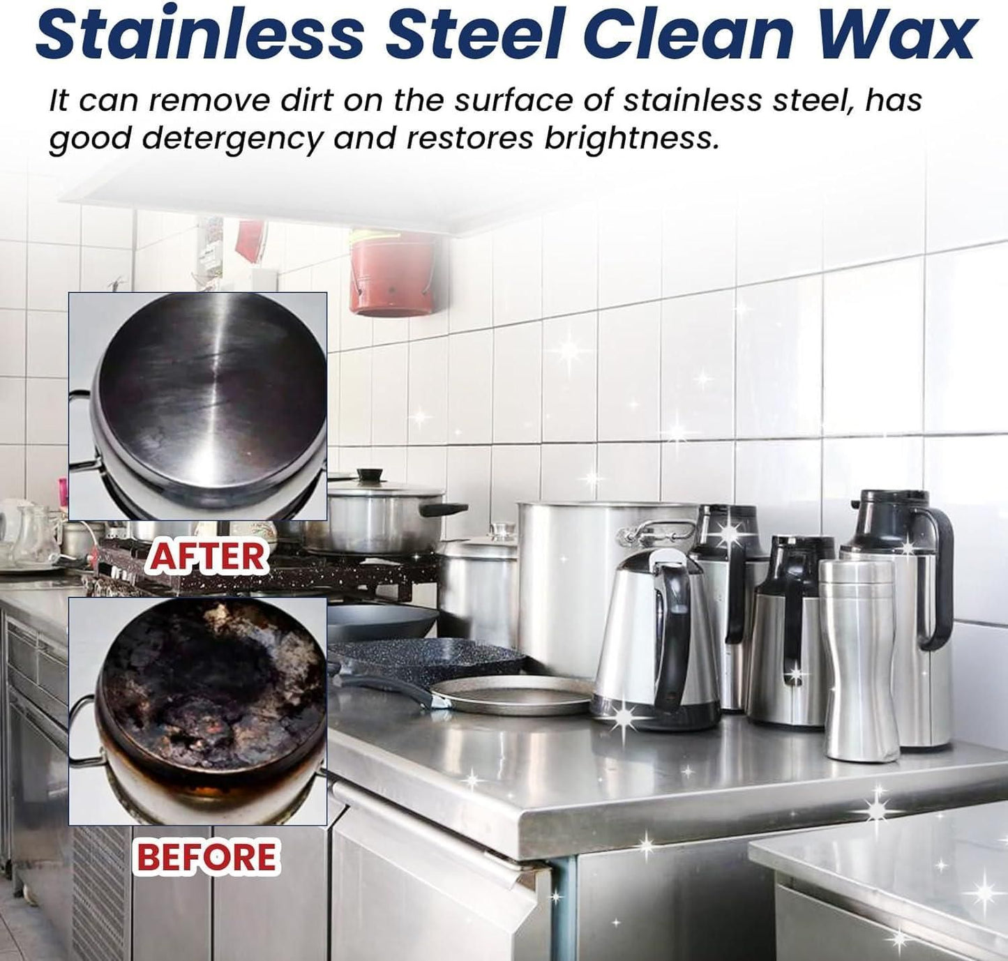 Stainless Steel Cleaning Wax- 100g | Home essentials