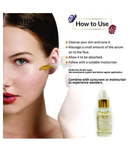 24K Gold Face Serum improves Dullness Reduces fine lines (30 ml) | Skincare