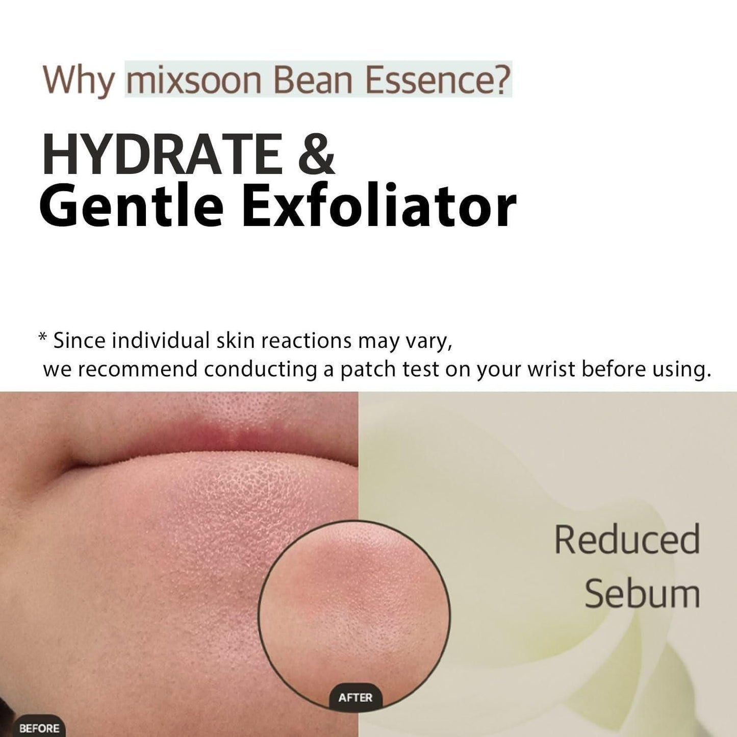 ELHAE Bean Essence Exfoliating Liquid Serum for glowing Skin