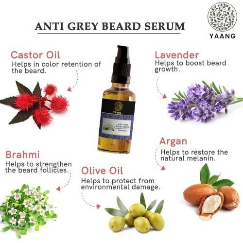 Anti Grey Beard SerumOil | Men skincare