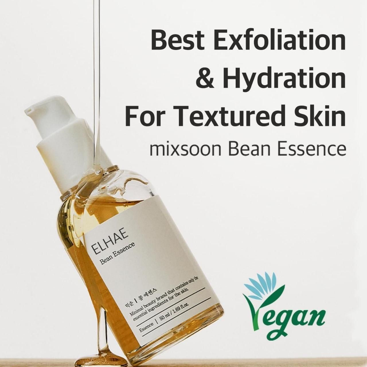 ELHAE Bean Essence Exfoliating Liquid Serum for glowing Skin