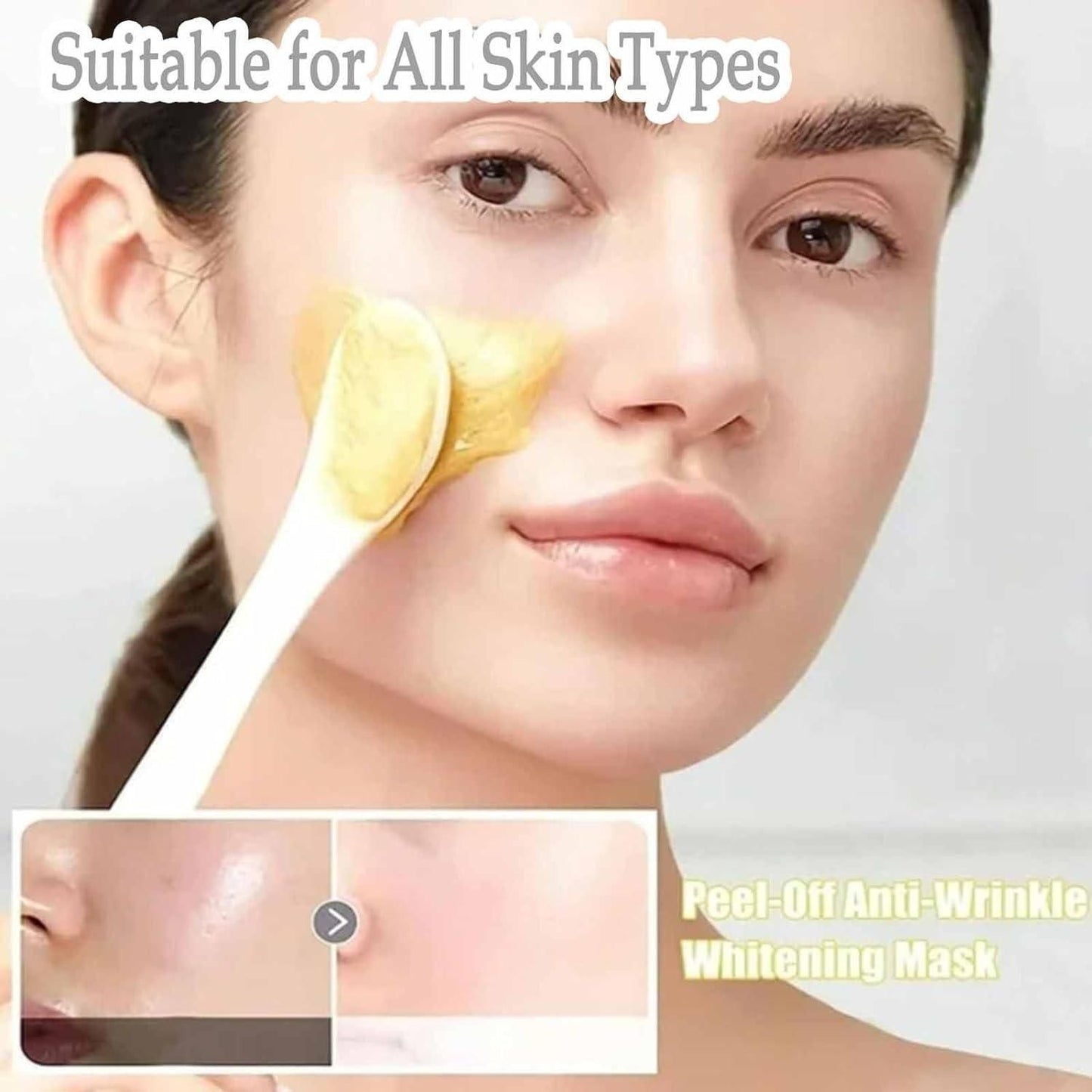 Gold Peel off Mask for Skin  (Pack of 2)