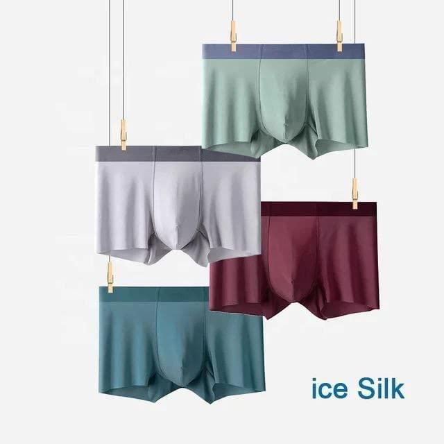 Men's  Ice Silk Briefs Boxers (Pack of 5) | Clothing for men