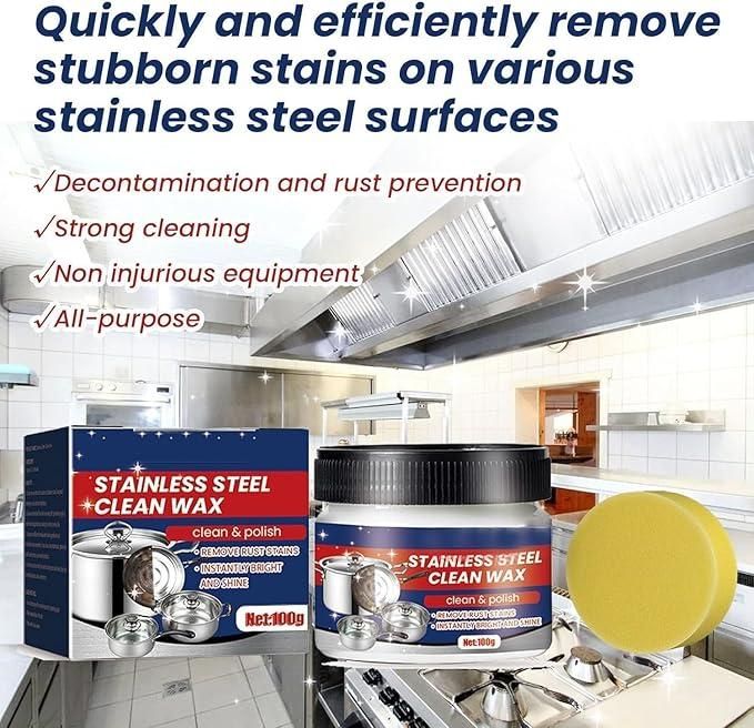 Stainless Steel Cleaning Wax- 100g | Home essentials