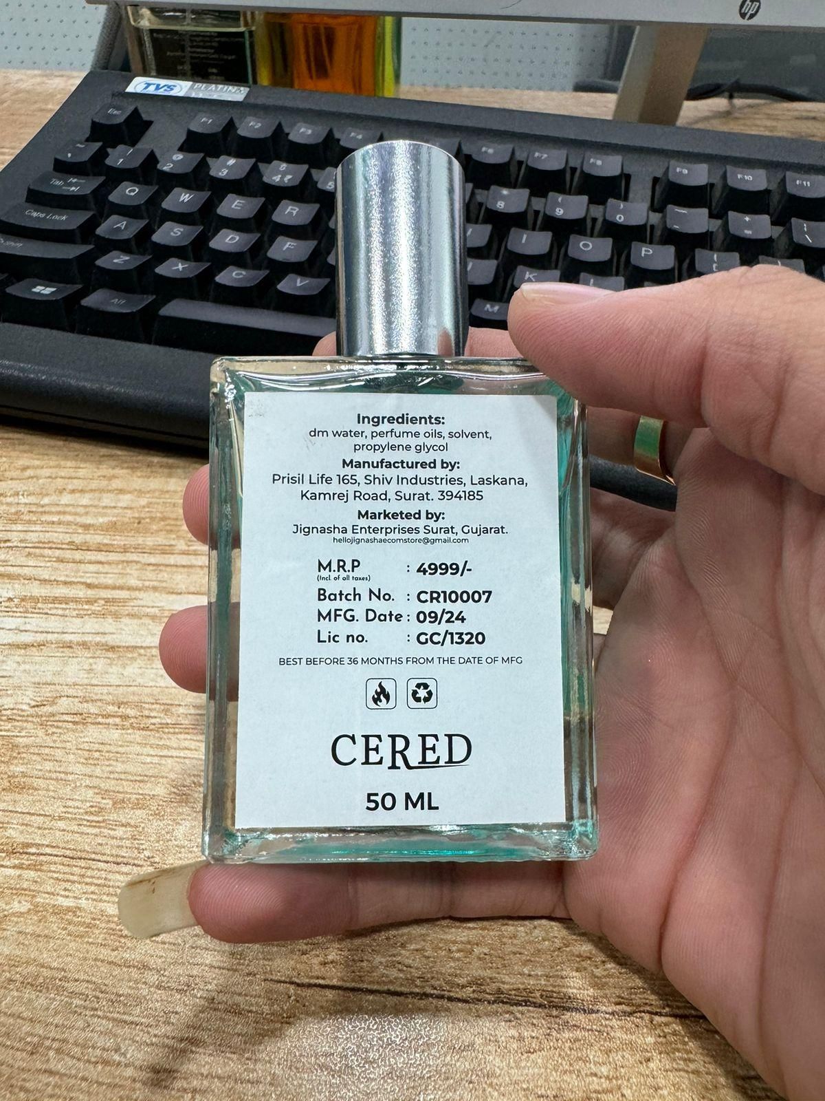 CERED Aventus Perfume 50ML | Skincare