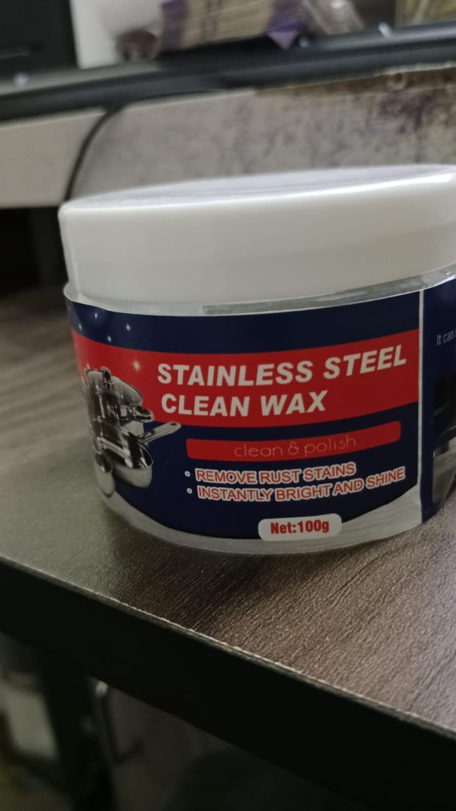 Stainless Steel Cleaning Wax- 100g | Home essentials