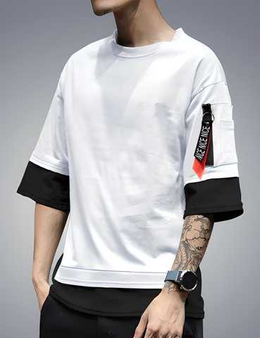 Cotton Blend Solid Half Sleeves T-Shirts | Clothing for men